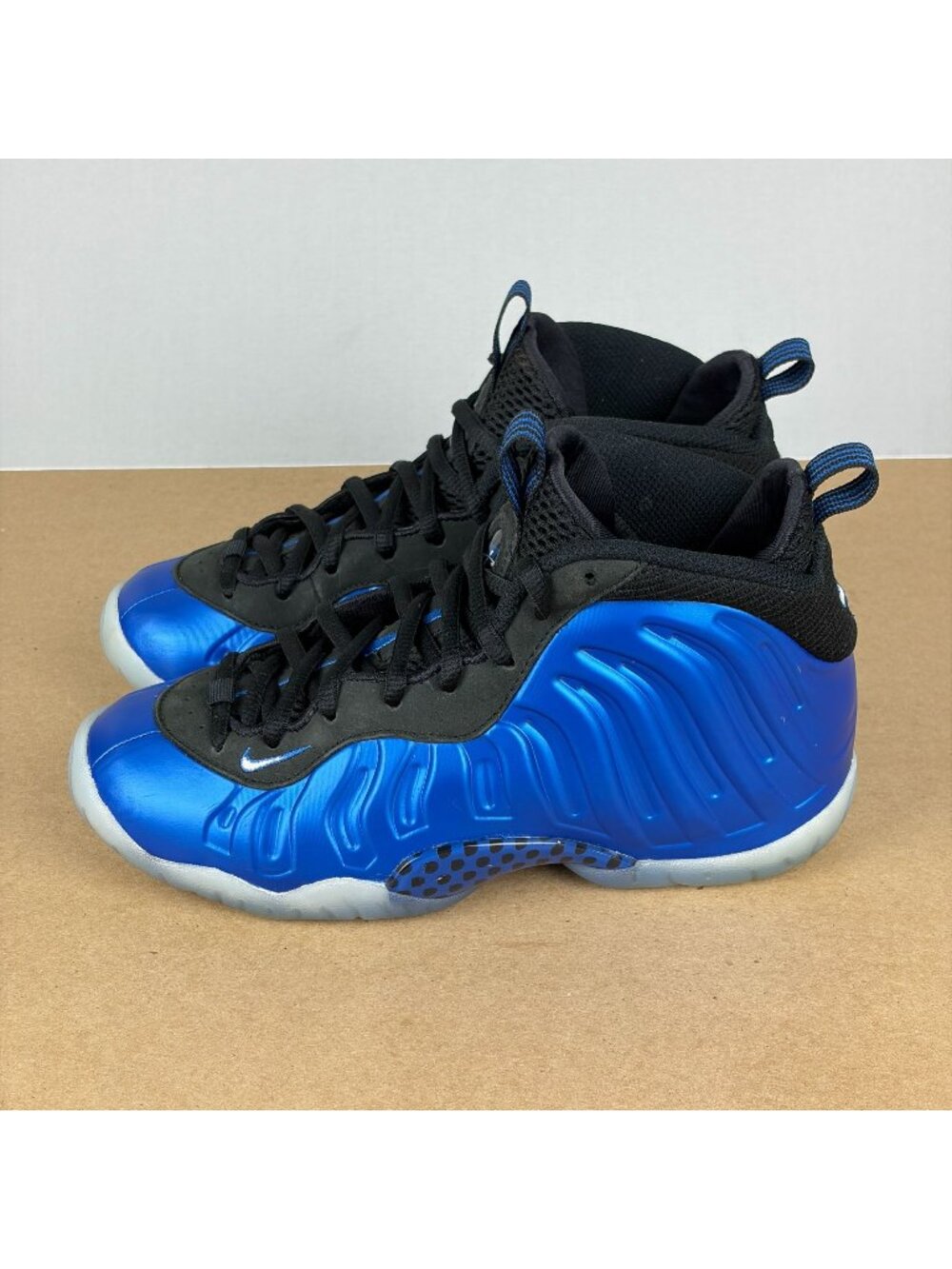 Nike Little Posite One International Blue GS Athletic Shoes Youth 4Y Royal Blue